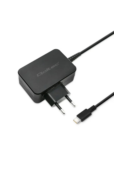 Qoltec Adaptor de rețea 65W |   5-20V |   3-3.25A |   USB tip C |   PD |   Negru