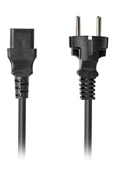 Lanberg Cablu de alimentare CEE 7/7->IEC 320 C13 1.8M drept negru