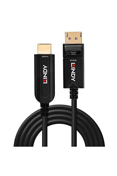 LİNDY DP 1.2 auf HDMI 18G AOC Kabel, 40m