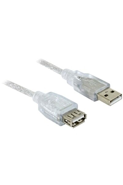 DELOCK USB Verl. A -> A St/Bu 1.80m grau