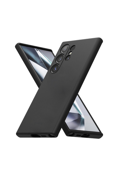 Crong Husă colorată - Husă Samsung Galaxy S24 Ultra (negru)