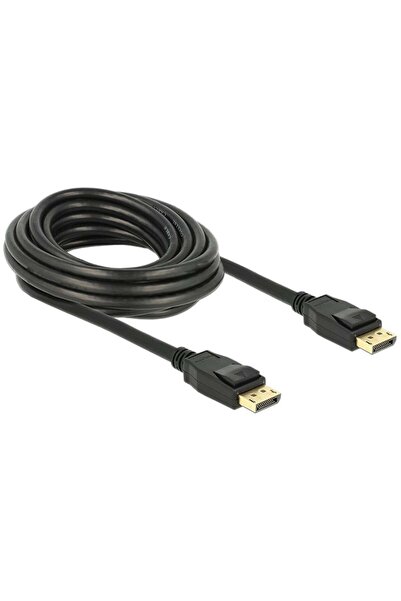 DELOCK Cablu DisplayPort DP la DP, 5.00m, negru, 4K