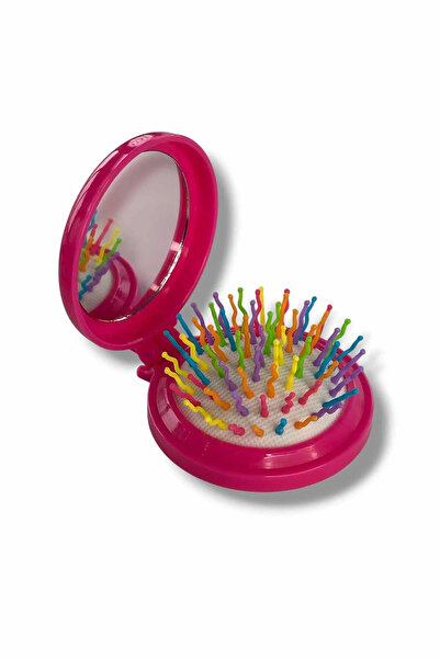 Kokoş Mini Figured Hair Brush Portable with Mirror