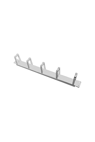 Alantec Organizator cabluri 1U 19 5 suporturi din plastic, gri PK009S