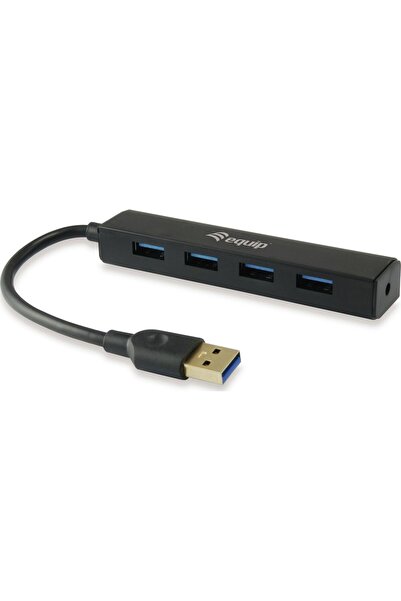 EQUIP Hub USB-A 3.2 cu 4 porturi -> 4xUSB-A 3.0 5Gbps