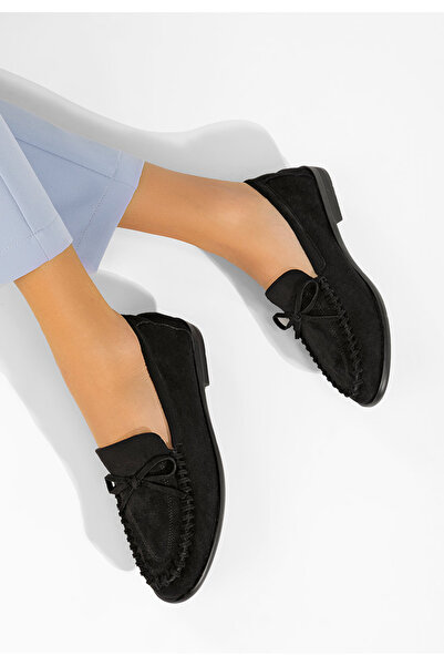 B T Shoes Mocassini de damă Senolia negri