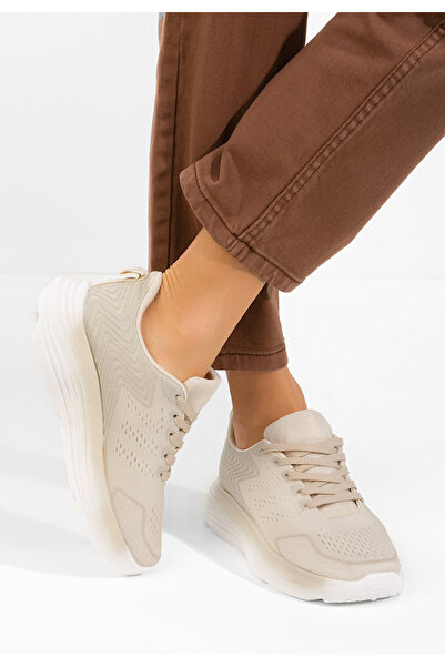 B T Shoes Adidași de damă Emetia bej