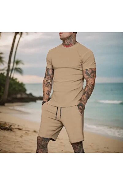 NIGRUM PARDUS New Season Solid Color 100% Cotton Plus Size Sports Men's T-Shi...