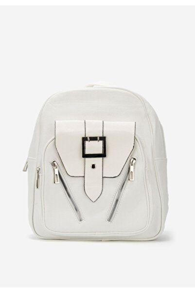 B T Shoes Rucsac dama Xennia alb