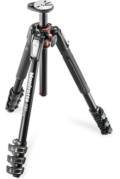 Manfrotto Trepied 190 din aluminiu cu 4 secțiuni (MF-190XPRO4)