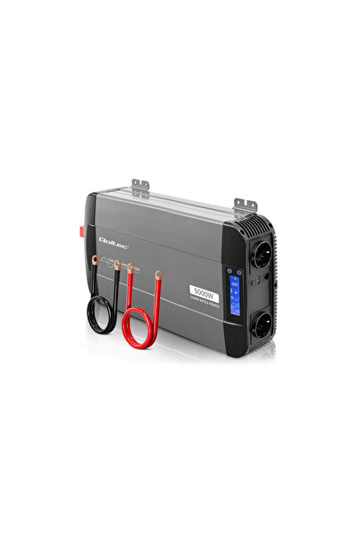 Qoltec Invertor de putere cu undă sinusoidală pură |   12V la 230V |   2500/5...