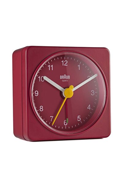 Braun BC 02 R quartz alarm clock red