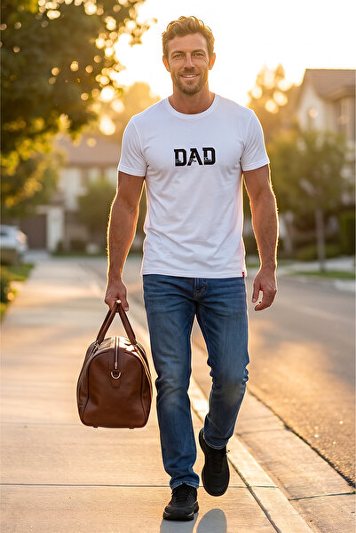 RunGear Up Dad the Myth the Man the Legend Embroidered Men's T-Shirt 100% Cot...