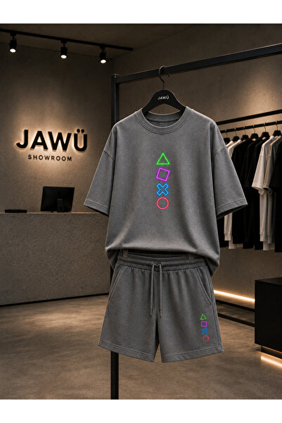 JAWÜ STYLE IGRA Set majica i šortsa sa printom