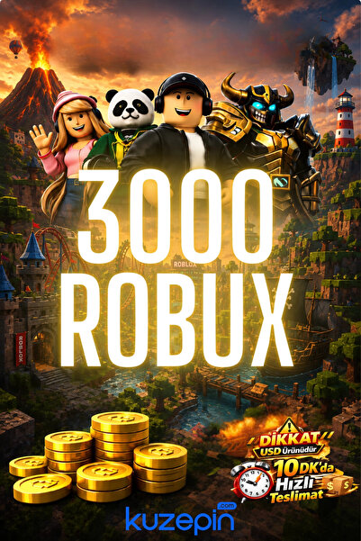 3000 Robux USD