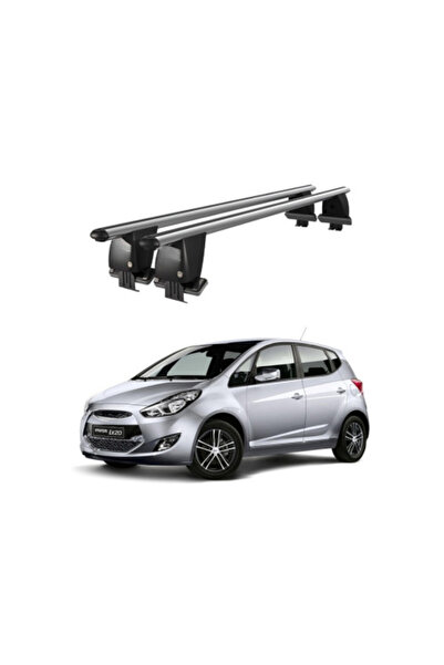 OEM Aluminum car trunk crossbars compatible with smooth roof Hyundai ix20 201...