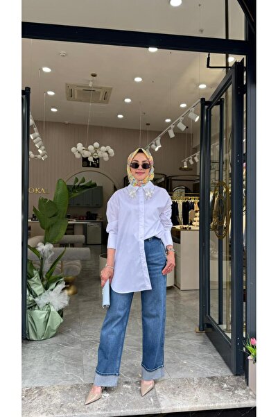 VUU OVERSIZE POPLİN GÖMLEK