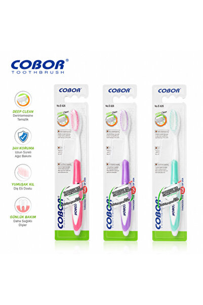 Masfitech Cobor Soft Bristled Toothbrush with Cover, Deep Clean Technology Or...
