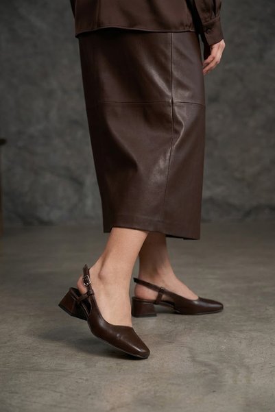 Solly Çpç150 Brown Women's Heeled Shoes
