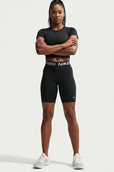 Nike Pro 365 Kadın Siyah Spor Şort Tayt