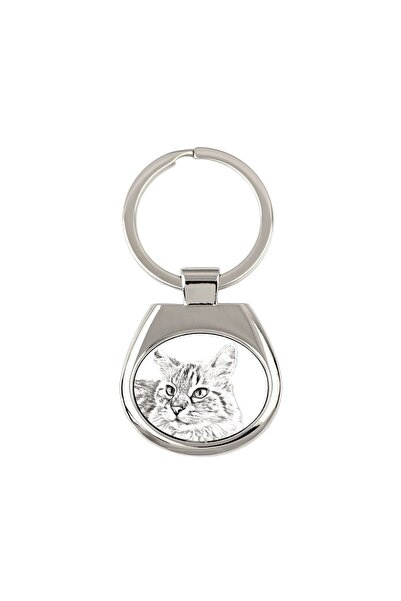 Art - Dog Breloc Art-Dog Pisică Balineză – Pandantiv personalizat din metal a...