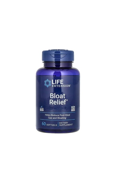 Life Extension Облекчение при подуване на корема 60 капсули -