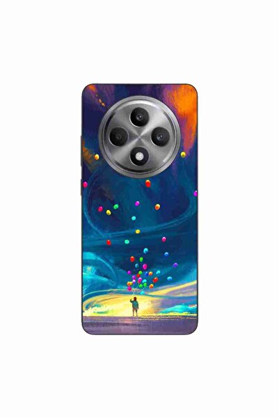 OEM Case compatible with Oppo Reno12 FS Silicone Gel Tpu Universe Balloons Pa...