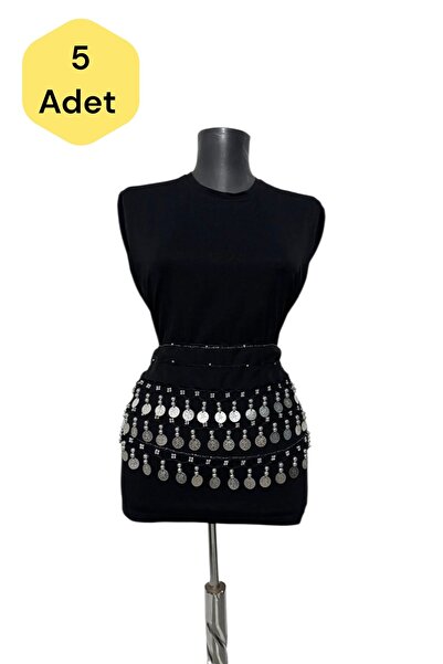 PAPATAY 3809 Women's Şakira Belt – Tasseled Beaded Oriental Belt Dancer's Bel...