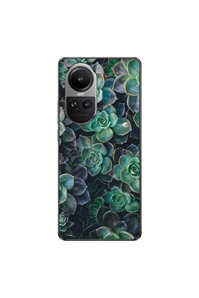 OEM Case compatible with Oppo Reno10 5G Silicone Gel Tpu Pattern Rock Flowers