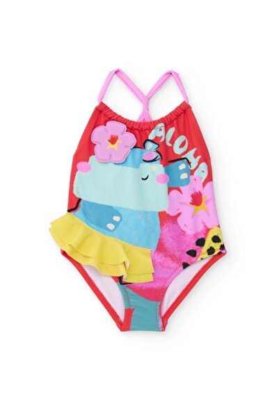 Tuc Tuc Girl's Swimsuit 2-8 Years Old Multicolor