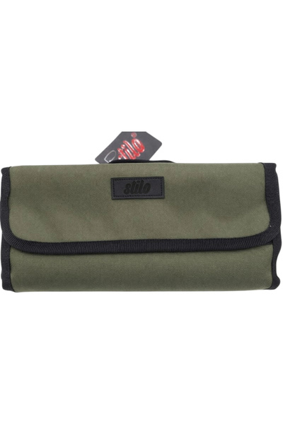 Stilo Fabric Four-Pencil Bag (Khaki Green)