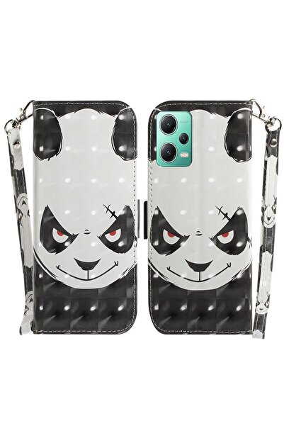 sscase 3D Coloured Θήκη Πορτοφόλι Angry Bear (Xiaomi Redmi Note 12 5G/Poco X5...