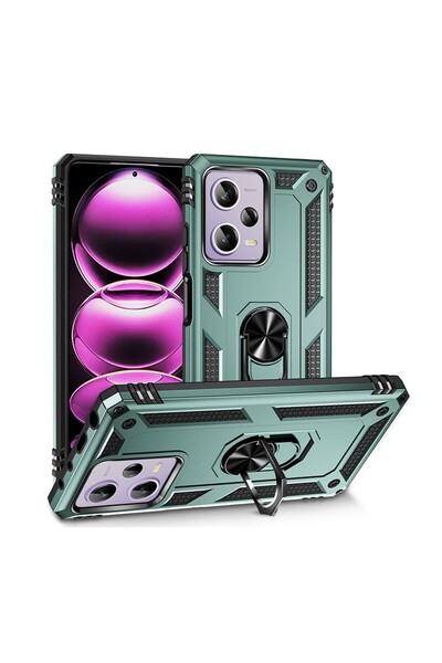 sscase Protective Case Σκληρή Θήκη με Δαχτυλίδι Dark Green (Xiaomi Redmi Note...