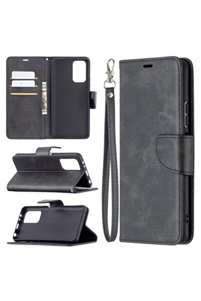 sscase Lambskin Texture Θήκη Πορτοφόλι Black (Xiaomi Redmi Note 10 Pro)