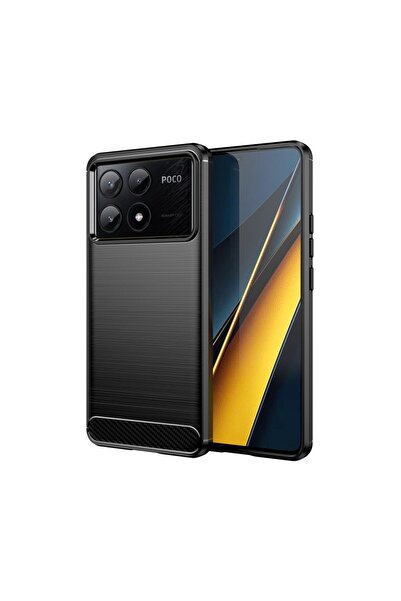 sscase Brushed Carbon Θήκη Σιλικόνης Black (Xiaomi Poco X6 Pro 5G)
