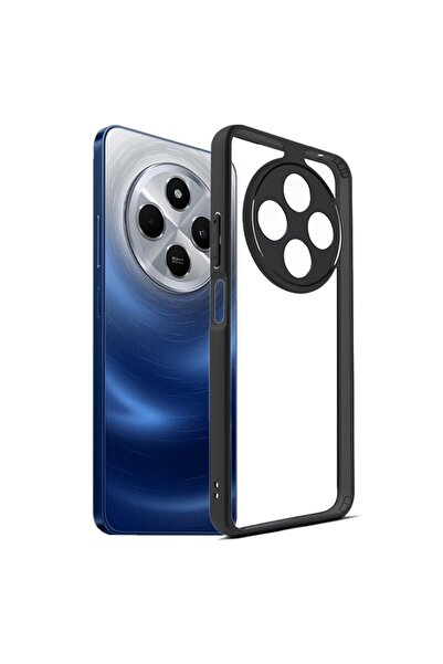 sscase Clear Acrylic Σκληρή Θήκη Σιλικόνης Black (Xiaomi Redmi 14C 4G/Poco C7...