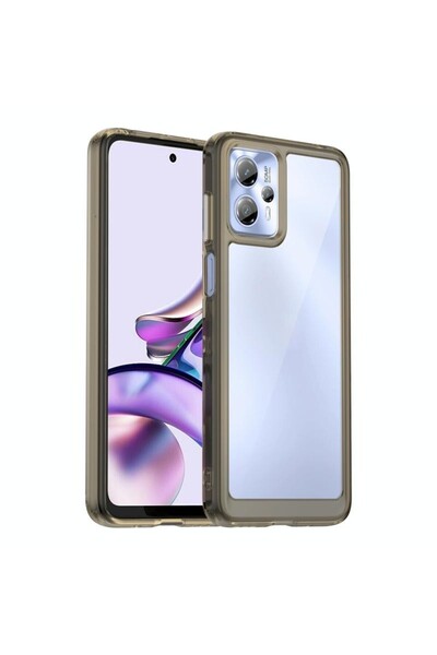 sscase Colorful Series Θήκη Σιλικόνης Transparent Grey (Motorola Moto G13 / G23)
