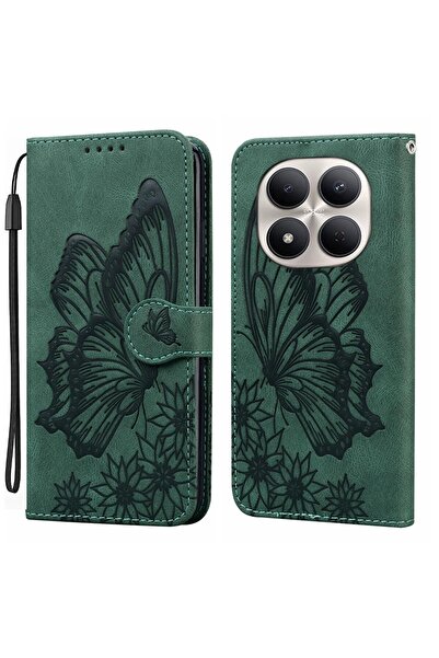 sscase Butterfly Θήκη Πορτοφόλι Green (Xiaomi Redmi Note 15 Pro 5G)