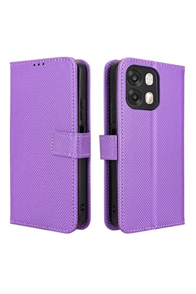 sscase Diamond Texture Θήκη Πορτοφόλι Purple (Oppo A6 4G/5G)