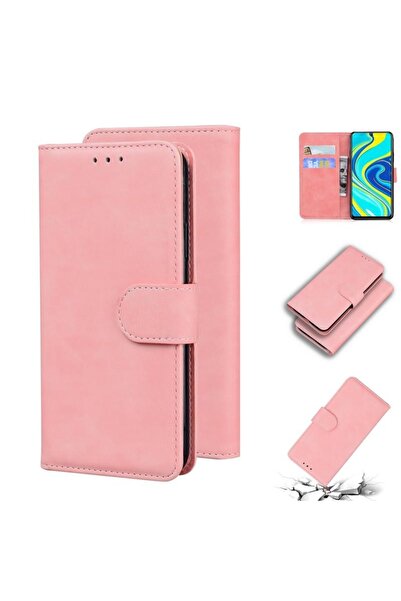 sscase Skin Feel Magnetic Θήκη Πορτοφόλι Pink (Xiaomi Redmi Note 9S / 9 Pro)