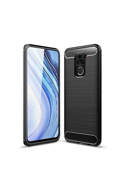 sscase Carbon Fiber Θήκη Σιλικόνης Black (Xiaomi Redmi Note 9)