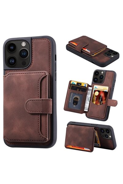 sscase Skin Feel RFID Anti-Theft θήκη Σιλικόνης Coffee (Apple iPhone 15 Pro)