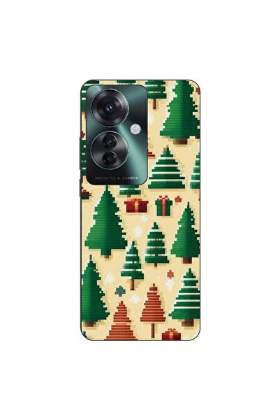 OEM Husa compatibila cu Oppo Reno11 F 5G Silicon Gel Tpu Model Pixel Art Chri...