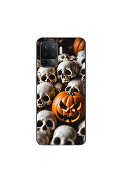OEM Husa compatibila cu Oppo Reno5 Lite Silicon Gel Tpu Model Halloween Patte...
