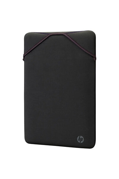 HP 2F1W8AA 15.6" Reversible Laptop Sleeve, Purple/Grey