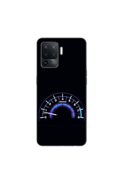 OEM Калъф, съвместим с Oppo Reno5 Lite, силиконов гел TPU, с шарка  "тахометър "