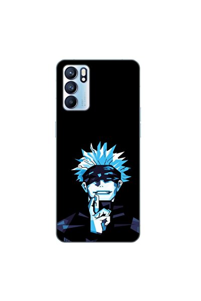 OEM Case compatible with Oppo Reno6 5G Silicone Gel Tpu Pattern Jujutsu Kaisen