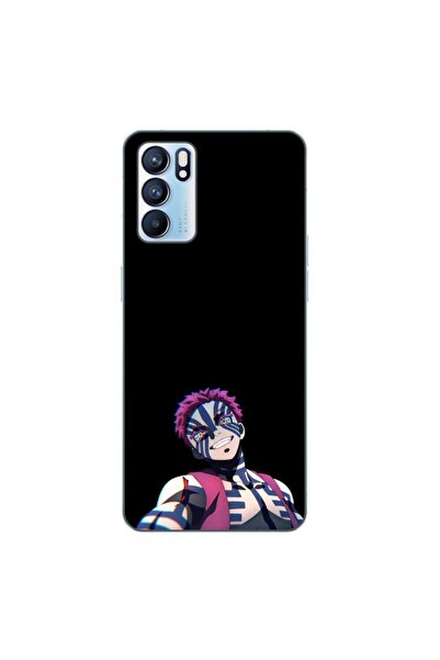 OEM Husa compatibila cu Oppo Reno6 5G Silicon Gel Tpu Model Demon Slayer Akaza