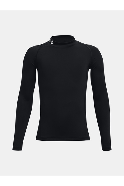 Under Armour Tricou UA HG Armour Mock LS-BLK