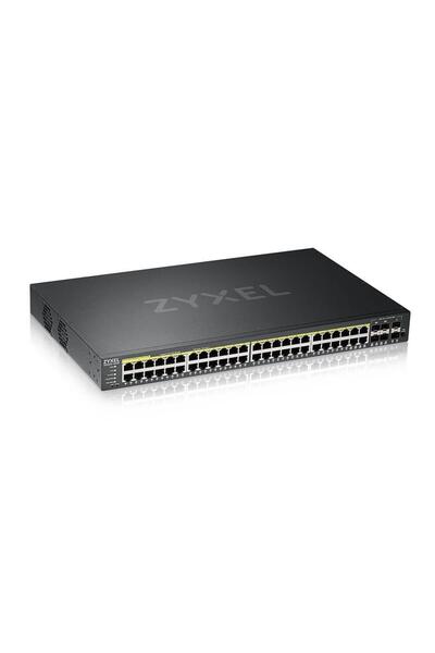 ZyXEL Managed Switch GS2220-50HP, 44 Ports, Black